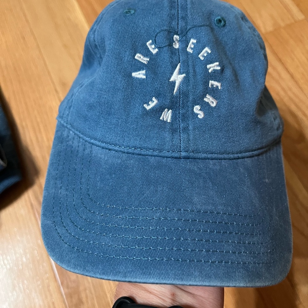 Blue seek Discomfort Cap with Embroidered Design